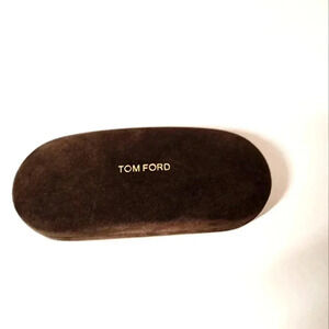 Tom Ford Brown Velvet Sunglass Case